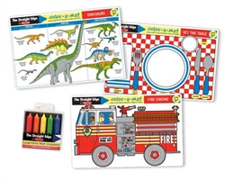 Fun Themes Placemat Learning Mats Set