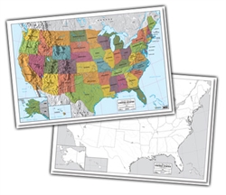 USA Mark-It Map (double-sided paper)