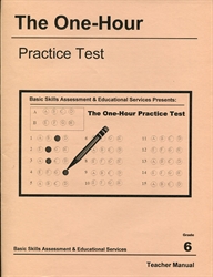 One Hour Practice Test 6 - Teacher Book
