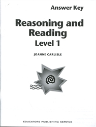 Reasoning & Reading 1 - Teacher's Guide / Answer Key