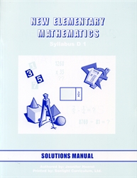 New Elementary Mathematics 1 - Solutions Manual