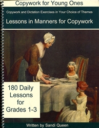 Copywork for Young Ones - Lessons in Manners