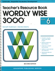 Wordly Wise 3000 Book 6 - Teacher's Resource Book (old)