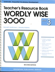 Wordly Wise 3000 Book 3 - Teacher's Resource Book