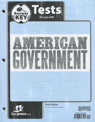 American Government - Tests Answer Key (old)