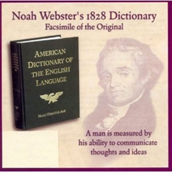 Noah Webster's 1828 Dictionary - CD-ROM