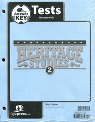 Heritage Studies 2 - Test Answer Key (old)
