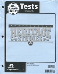 Heritage Studies 3 - Test Answer Key (old)