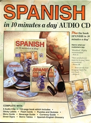 Spanish in 10 Minutes a Day with 6 Audio CDs