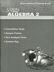 Saxon Algebra 2 - Homeschool Testing Book