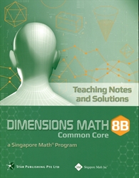 Dimensions Math 8B - Teaching Notes and Solutions