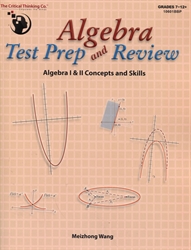 Algebra Test Prep and Review