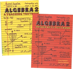 Teaching Textbooks Algebra 2 - Textbook & Answer Key (old)