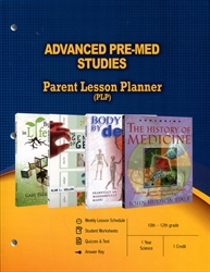 PLP: Advanced Pre-Med Studies - Parent Lesson Planner