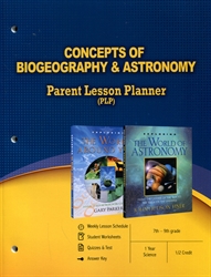 PLP: Concepts of Biogeography & Astronomy - Parent Lesson Planner