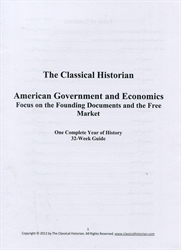 Classical Historian Government and Economics - 32-Week Guide