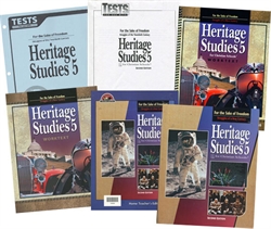 BJU Heritage Studies 5 - Home School Kit (really old)