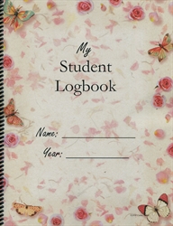 My Student Logbook - Butterflies and Roses