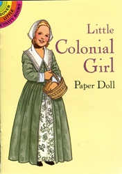 Little Colonial Girl - Paper Doll