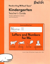 Handwriting Without Tears Kindergarten - Teacher's Guide