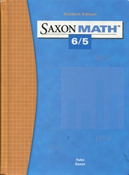 Saxon Math 6/5 - Student Textbook