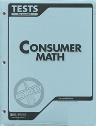 Consumer Math - Tests Answer Key (old)