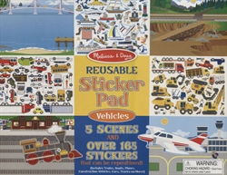 Reusable Sticker Pad - Vehicles