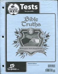 Bible Truths 6 - Test Answer Key (old)