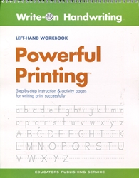 Write-On Handwriting: Powerful Printing (Left-Hand)