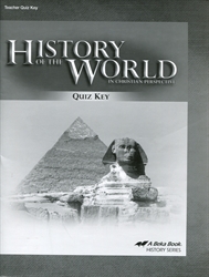 History of the World - Quiz Key