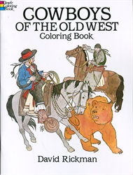 Cowboys of the Old West - Coloring Book