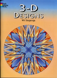3-D Designs - Coloring Book