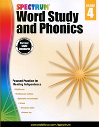 Spectrum Word Study & Phonics Grade 4