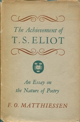 Achievement of T.S. Elliot