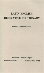 Latin-English Derivative Dictionary