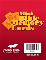 Miniature ABC Bible Memory Cards