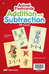 Addition and Subtraction Animal Flashcards