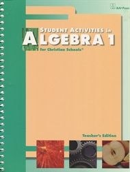 Algebra 1 - Student Activities Teacher Edition (really old)