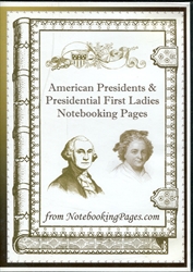 American Presidents & Presidential First Ladies Notebooking Pages