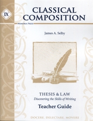 Classical Composition Book IX - Teacher Guide