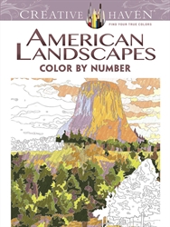 Creative Haven American Landscapes - Color by Number