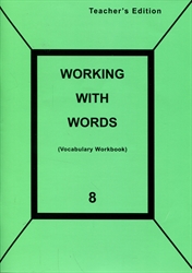 Working with Words 8 - Teacher Edition