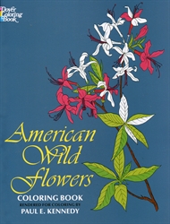 American Wild Flowers - Coloring Book