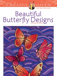 Creative Haven Beautiful Butterfly Designs - Coloring Book