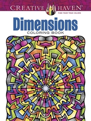 Creative Haven Dimensions - Coloring Book