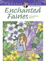 Creative Haven Enchanted Fairies - Coloring Book