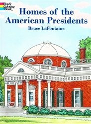 Homes of the American Presidents - Coloring Book
