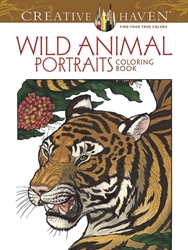 Creative Haven Wild Animal Portraits - Coloring Book