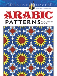 Creative Haven Arabic Patterns - Coloring Book