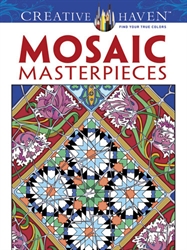 Creative Haven Mosaic Masterpieces - Coloring Books